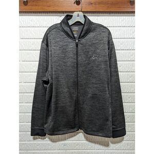 Greg Norman Men's Gray Full Zip Front Water Resistant Sweatshirt Large